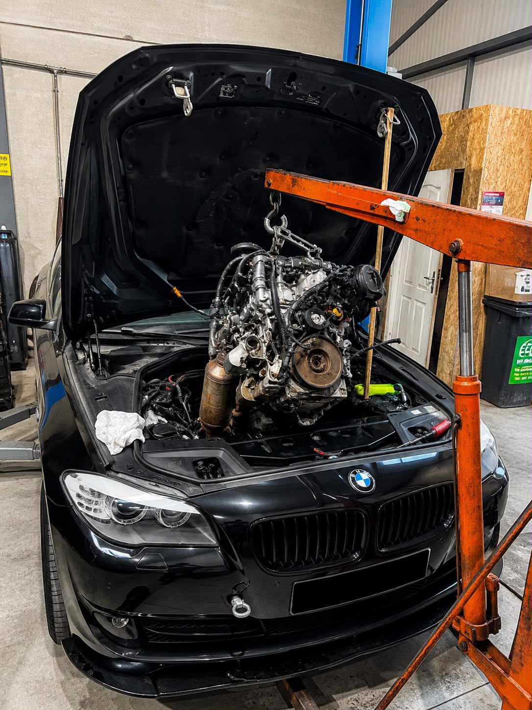 BMW 520d F10 motor vervangen